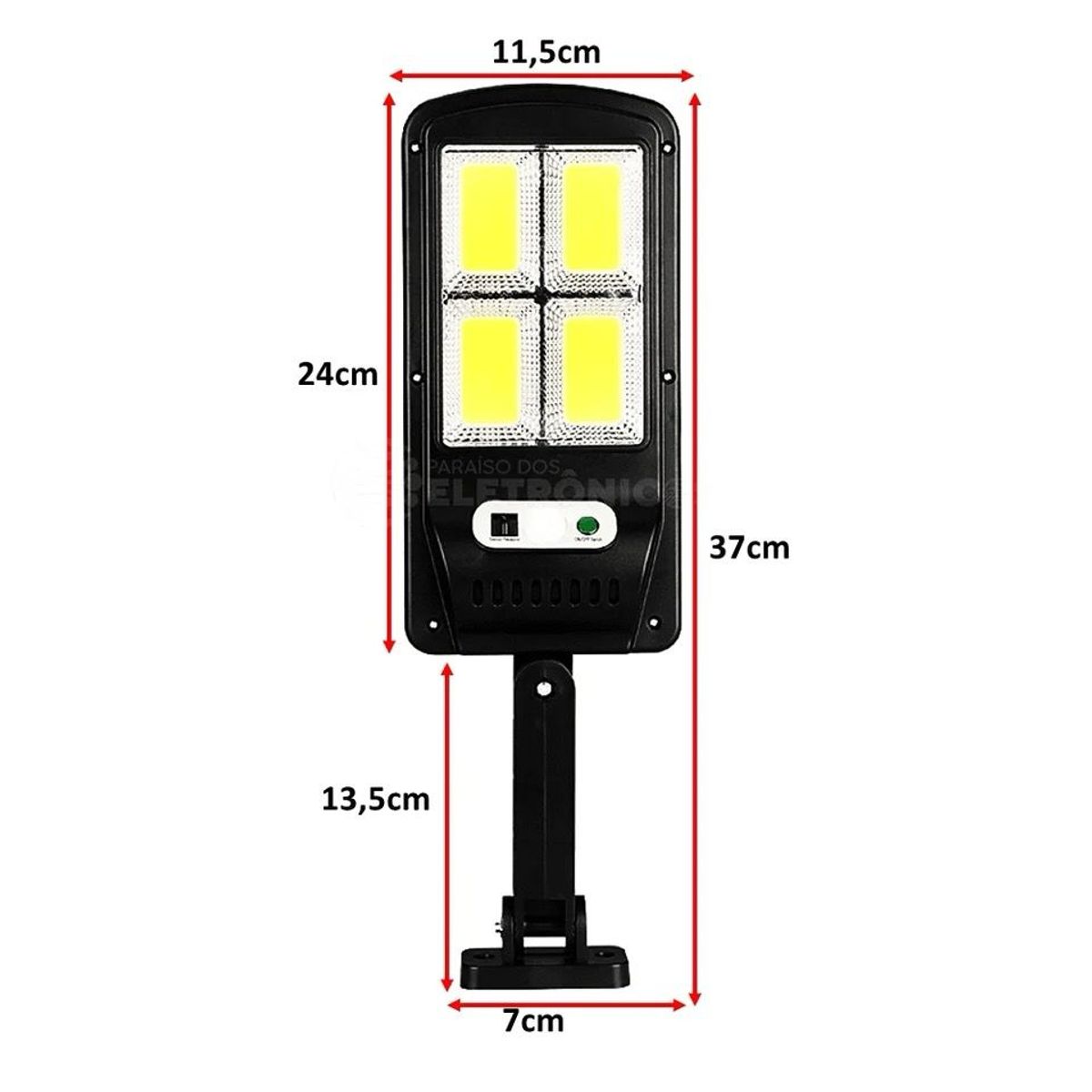 GENERICO - Lampara Solar Con Sensor De Oscuridad Y Movimiento