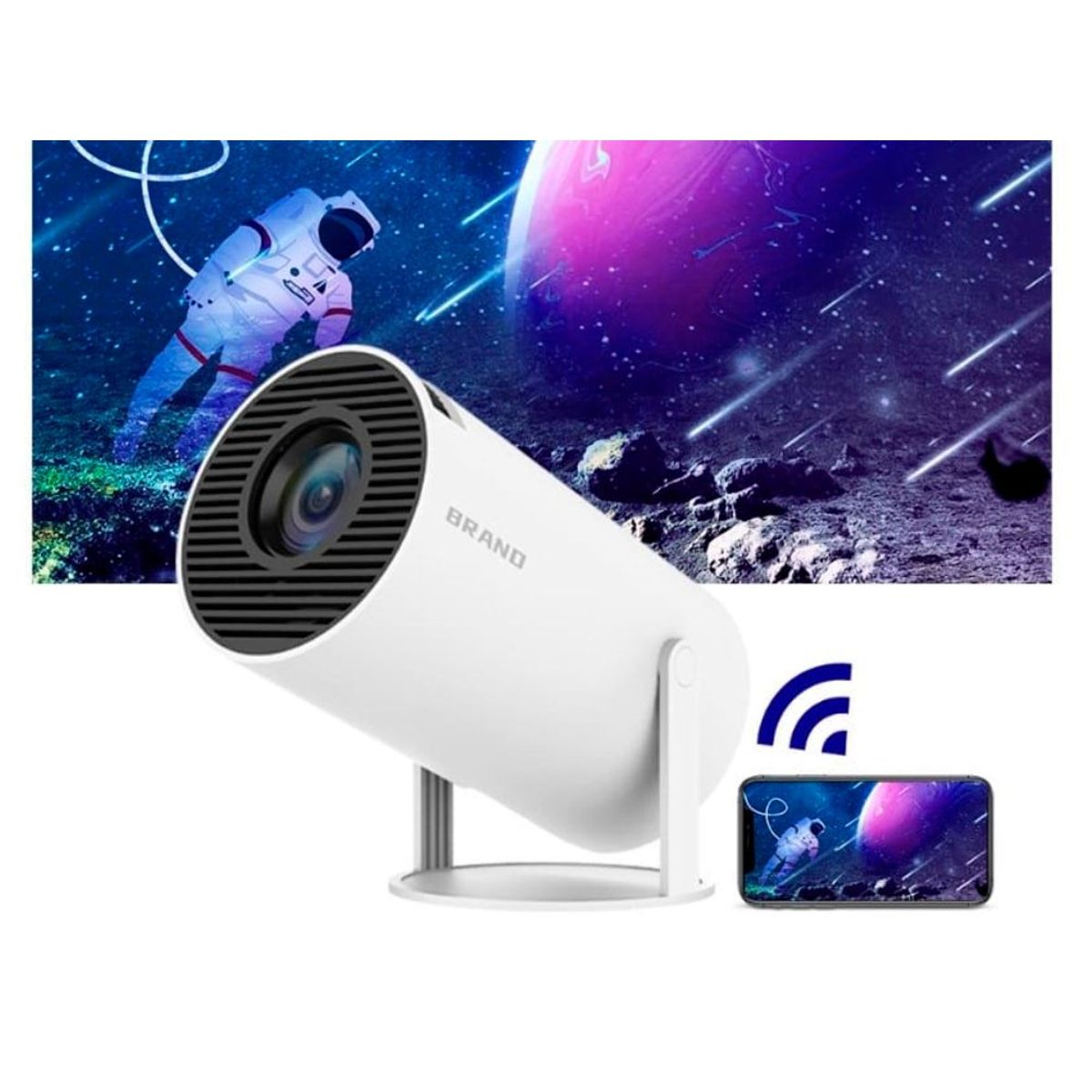 GENERICO - Proyector Portatil Android 11 40-130 pulgadas Led 4k