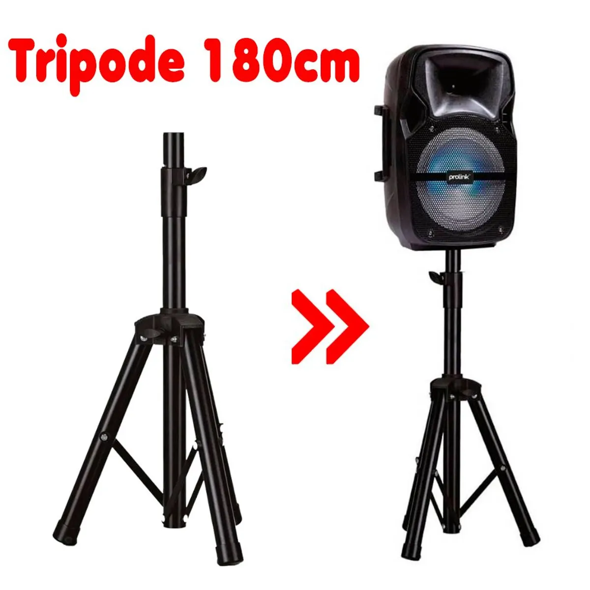 GENERICO - Tripode para Parlante Antideslizantes Ajustable De 180CM Soporte