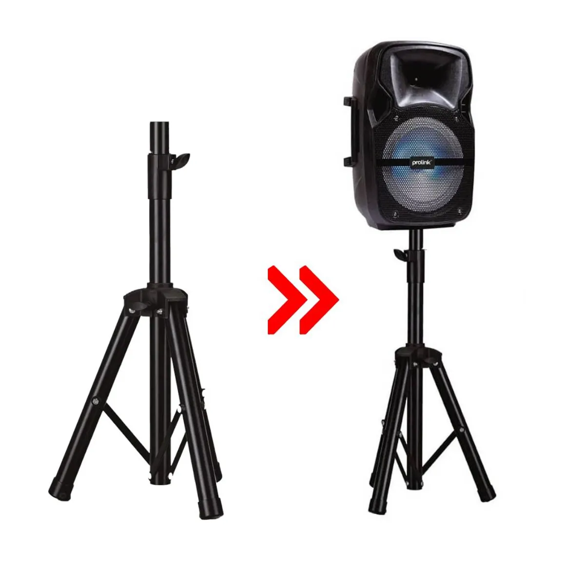 GENERICO - Soporte Tripode para Parlante Antideslizantes Ajustable De 180CM