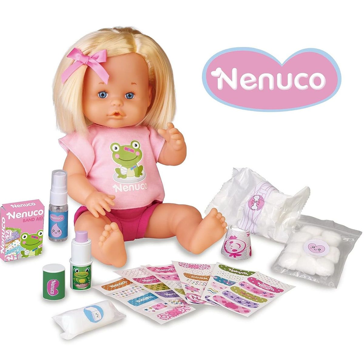 NENUCO - Juguete Muñeca Nenuco Mejora y Sana + Accesorios