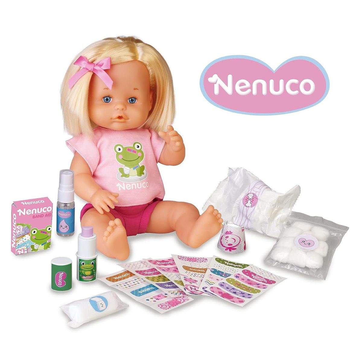 NENUCO - Juguete Muñeca Nenuco Mejora y Sana + Accesorios