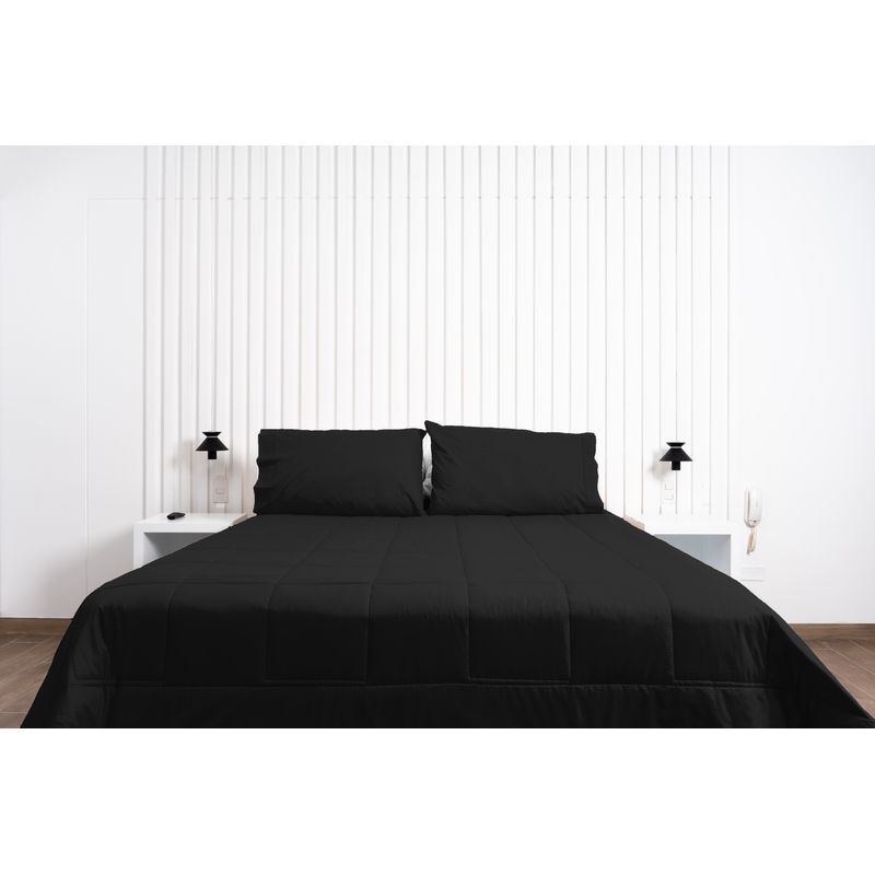 COBITEX HOME - Plumón negro hipoalergénico 2 plz cobitex 100% algodón