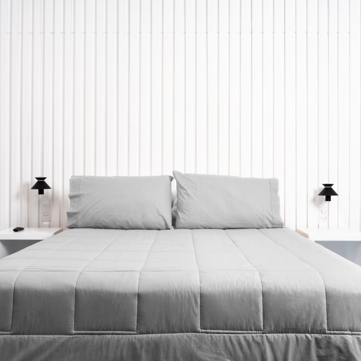 COBITEX HOME - Plumón gris hipoalergénico Queen cobitex 100 algodón