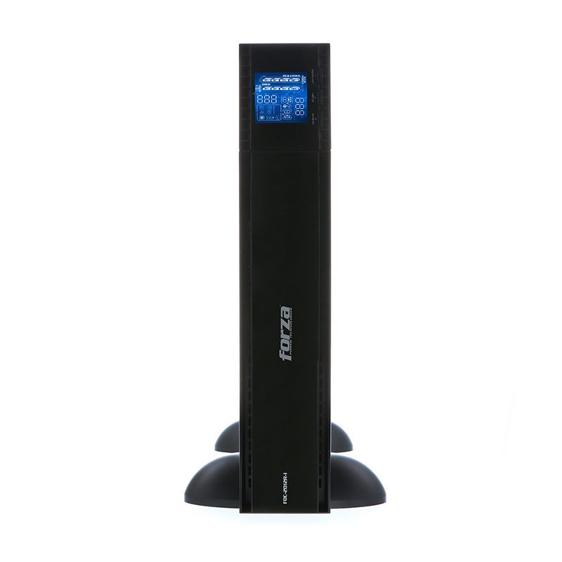 FORZA - UPS en Línea, 2000VA/2000W, 9 Tomas IEC, LCD FDC-2012R-I - Forza