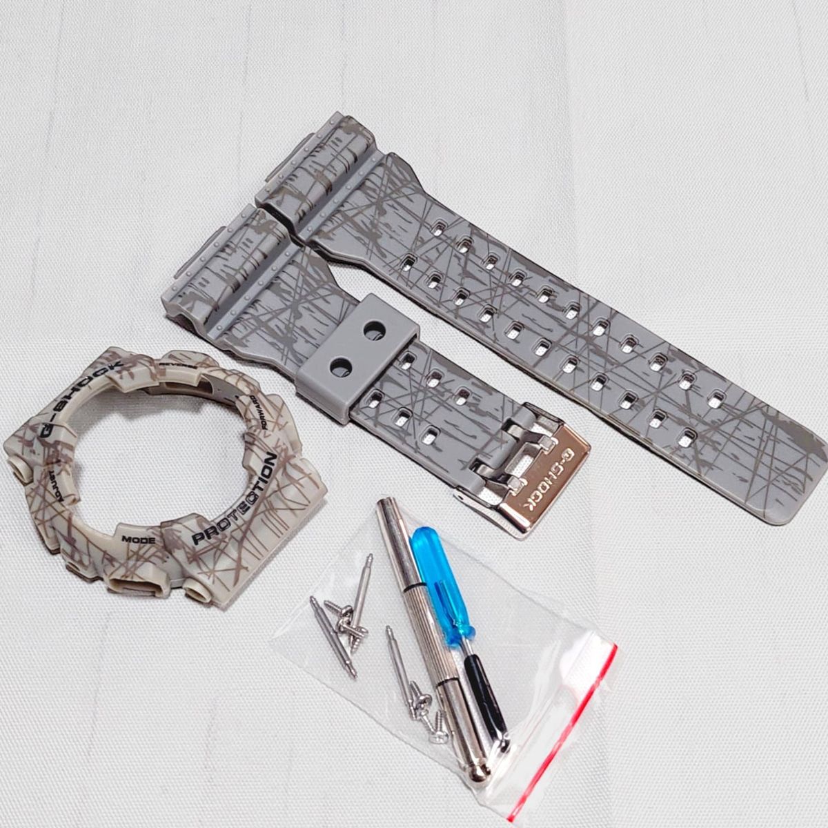 GENERICO - Correa Camuflado + Bisel para CASIO G-SHOCK GA100 / 110 / 120 - P / N