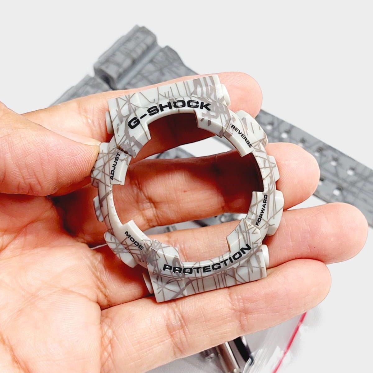 GENERICO - Correa Camuflado + Bisel para CASIO G-SHOCK GA100 / 110 / 120 - P / N