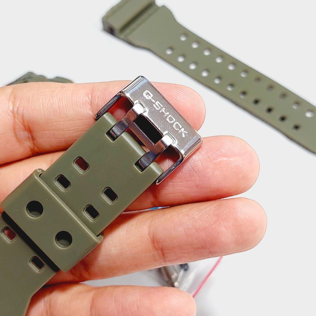 GENERICO - Correa Repuesto + Bisel para CASIO G-SHOCK GA100 / 110 / 120 - Verde