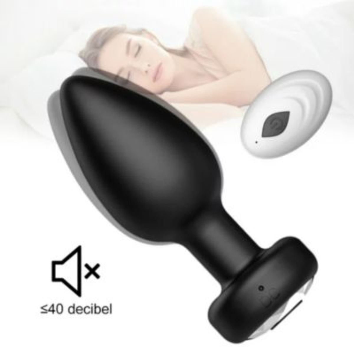 GENERICO - Plug Vibrador Con Control Remoto