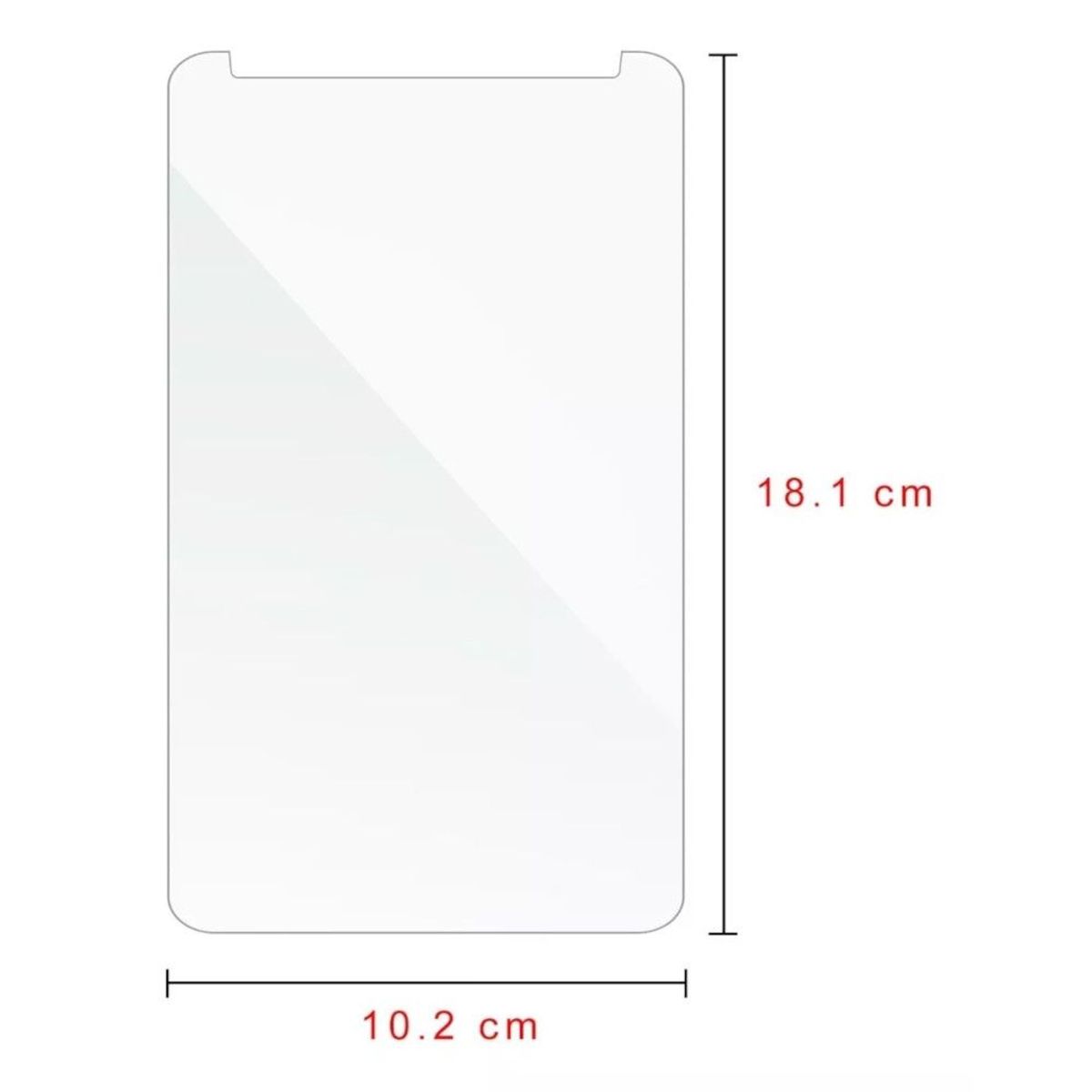 GENERICO - Protector de Pantalla de Vidrio Universal para Tablet de 7 pulgadas