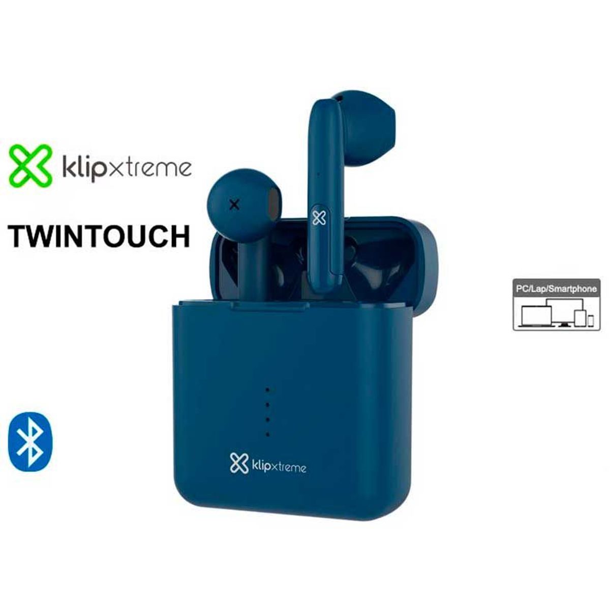 KLIP XTREME - Auricular Bluetooth KLIP XTREME TwinTouch KTE-010 Azul