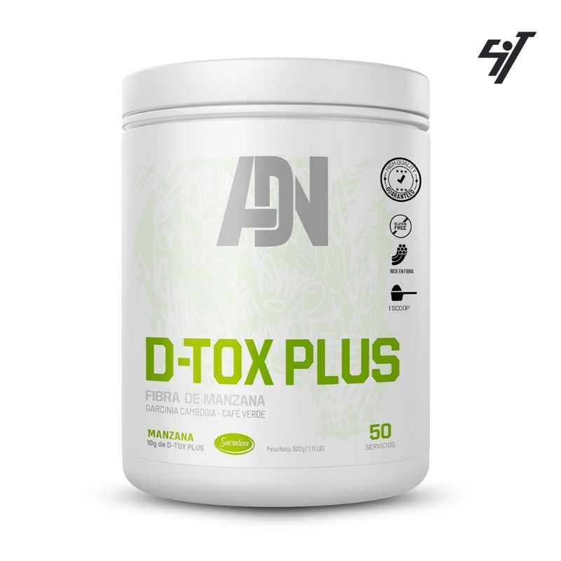 ADN - D-Tox Plus Adn Fiber Plus Fibra de Manzana 500gr
