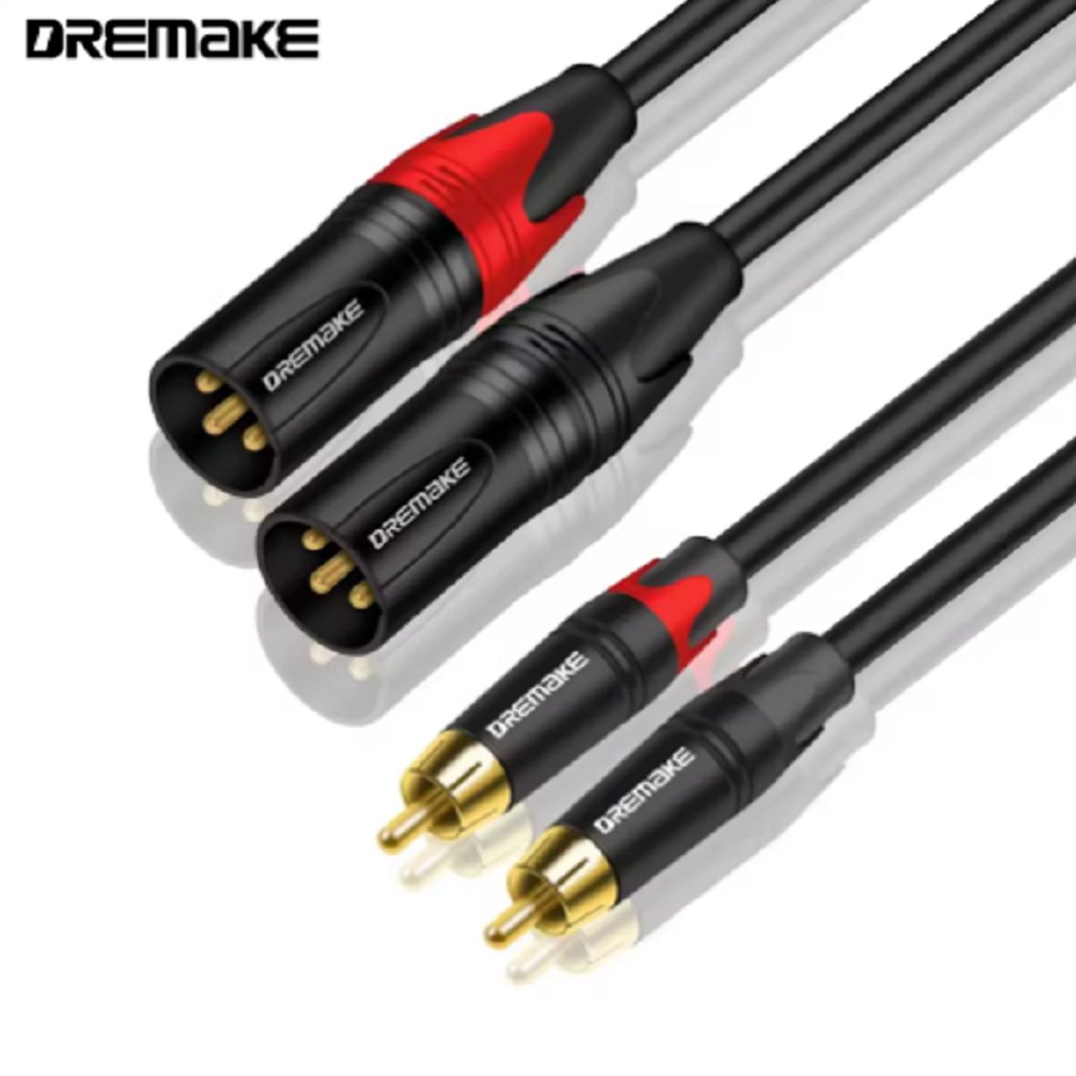 VENTION - Cable RCA - Dual Xlr Macho Canon DJ Audio PLUG 1m