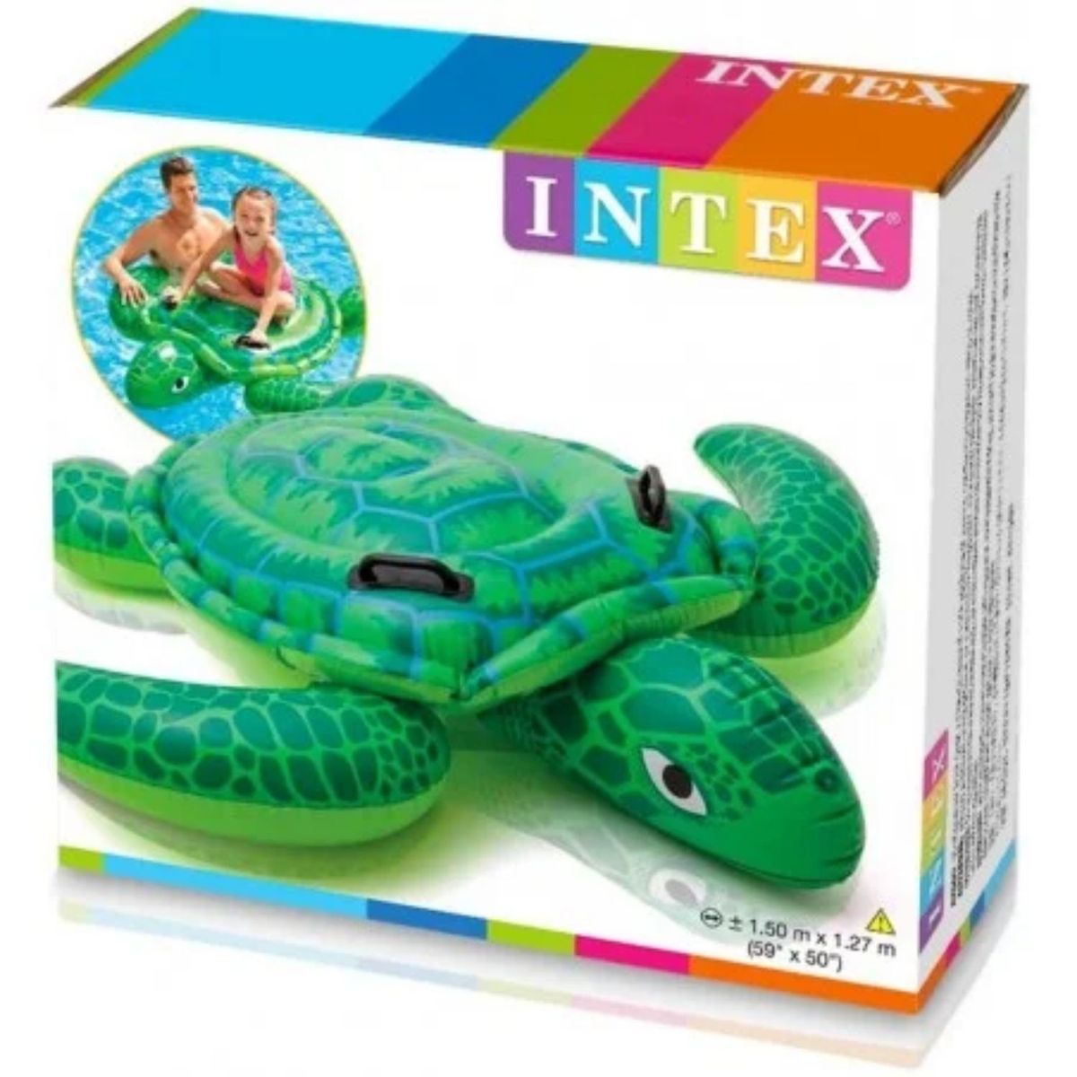 INTEX - HINCHABLE FIGURA TORTUGA VERDE C/ASAS 150CM INTEX 57524