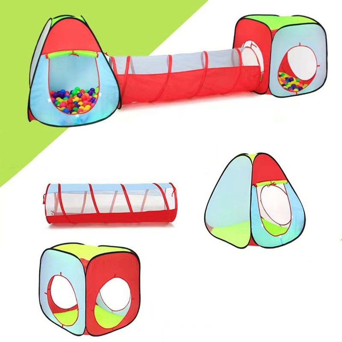 EVERBEST - Carpa Circuito 3 en 1 Everbest - Juegos para Niños