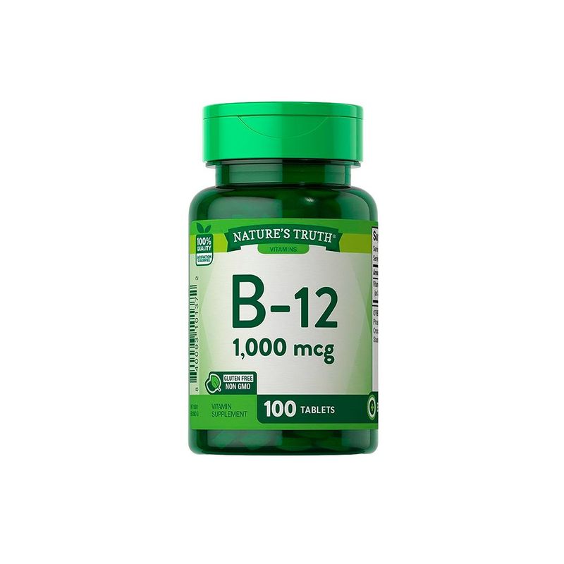 NATURE'S TRUTH - Vitamina B12 Nature'S Truth 1,000 Mcg 100 Tabletas