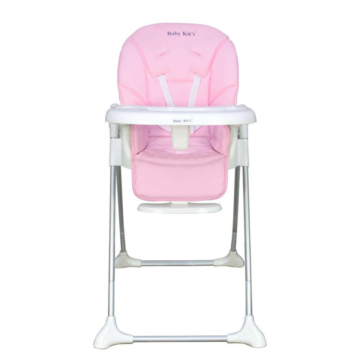 BABY KITS - Silla de Comer ELEGANT Regulable Reclinable y Plegable rosa
