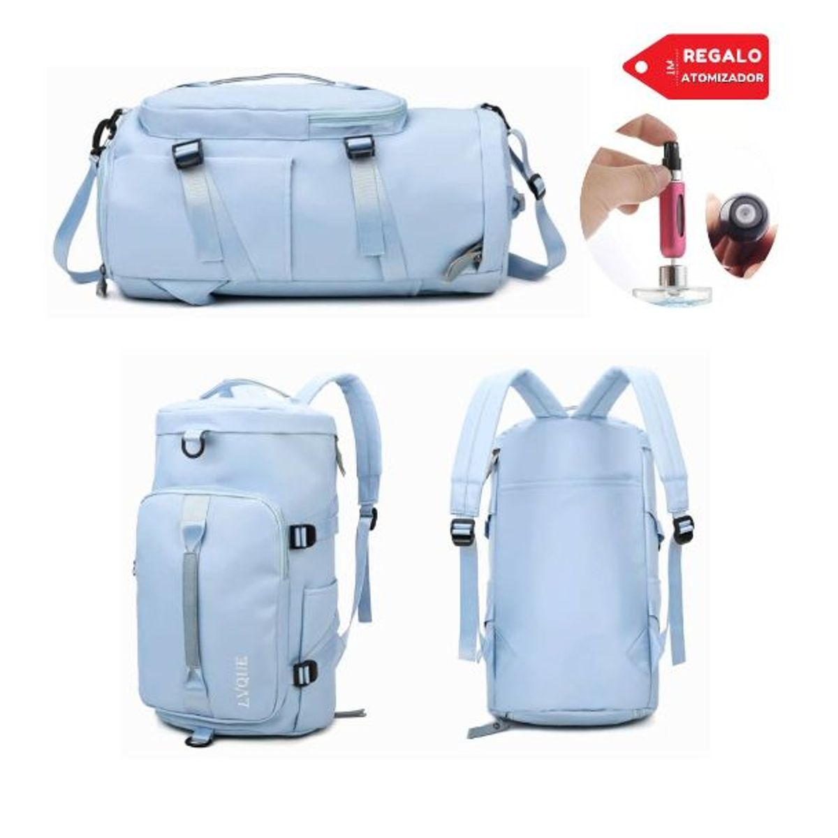 GENERICO - Mochila Bolso de Viaje Multiusos Bolsa de Gimnasio Maleta Deportiva