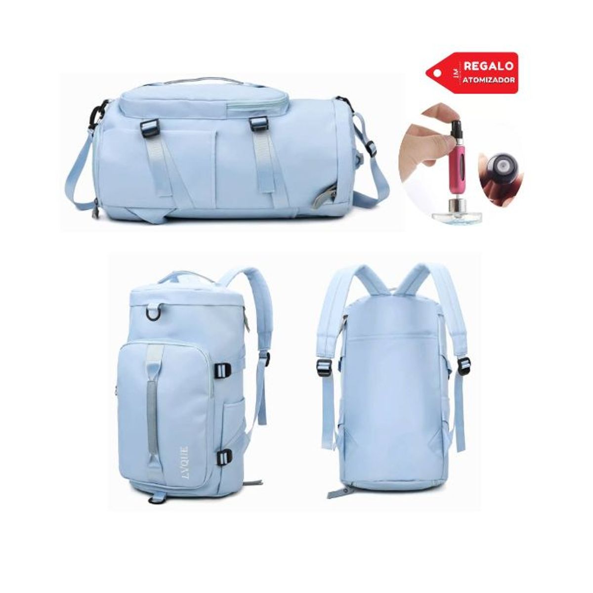 GENERICO - Mochila Bolso de Viaje Multiusos Bolsa de Gimnasio Maleta Deportiva