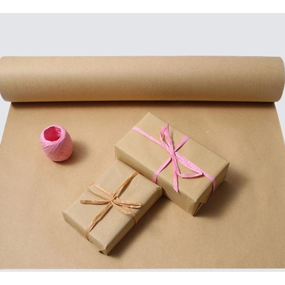 GENERICO - Rollo papel kraft 80g 98cm de ancho x 100 metros de largo