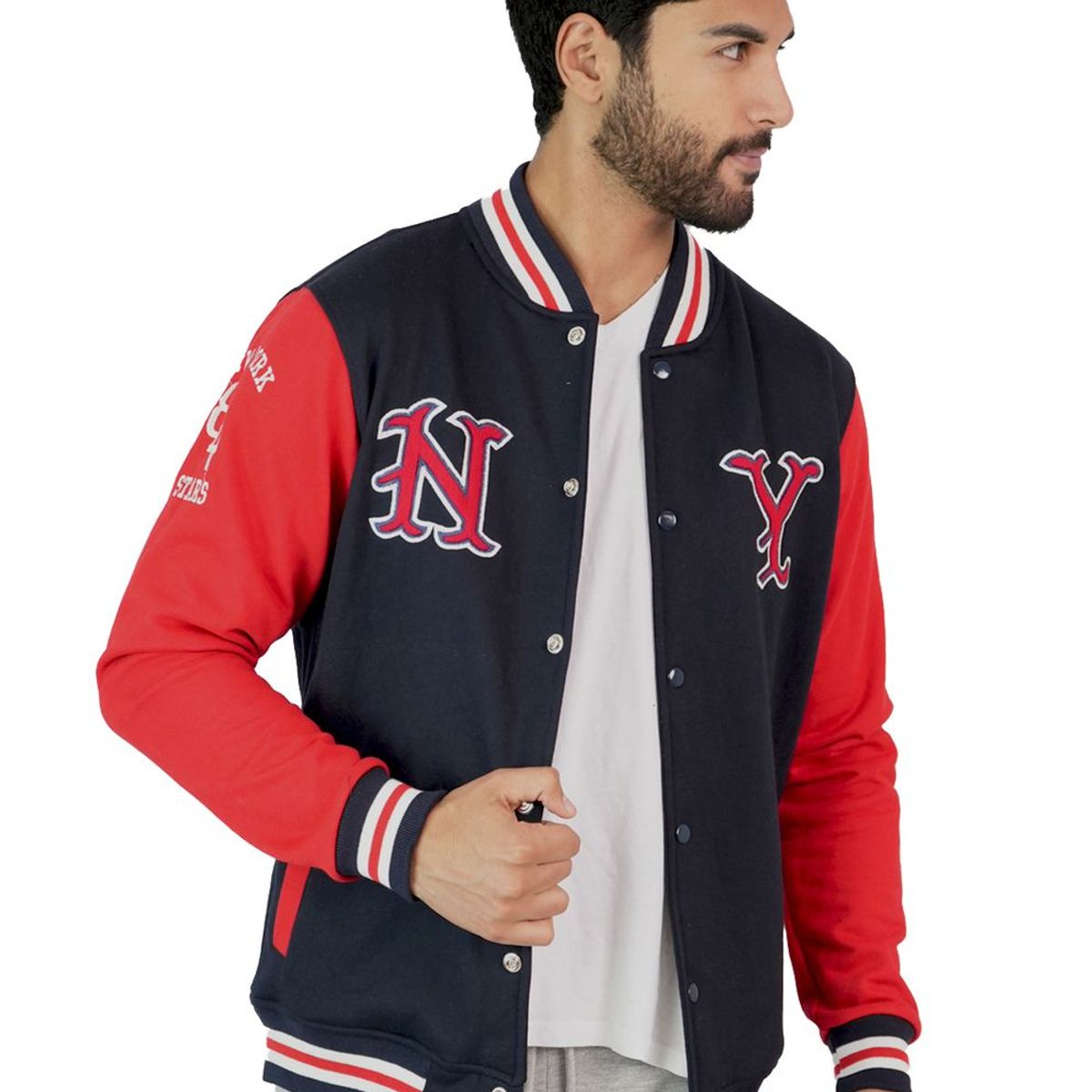 NEW YORK STARS - Casaca Modelo Americana-NY- Azul - New York Stars NY