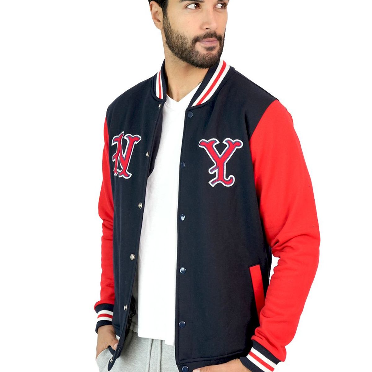 NEW YORK STARS - Casaca Modelo Americana-NY- Azul - New York Stars NY