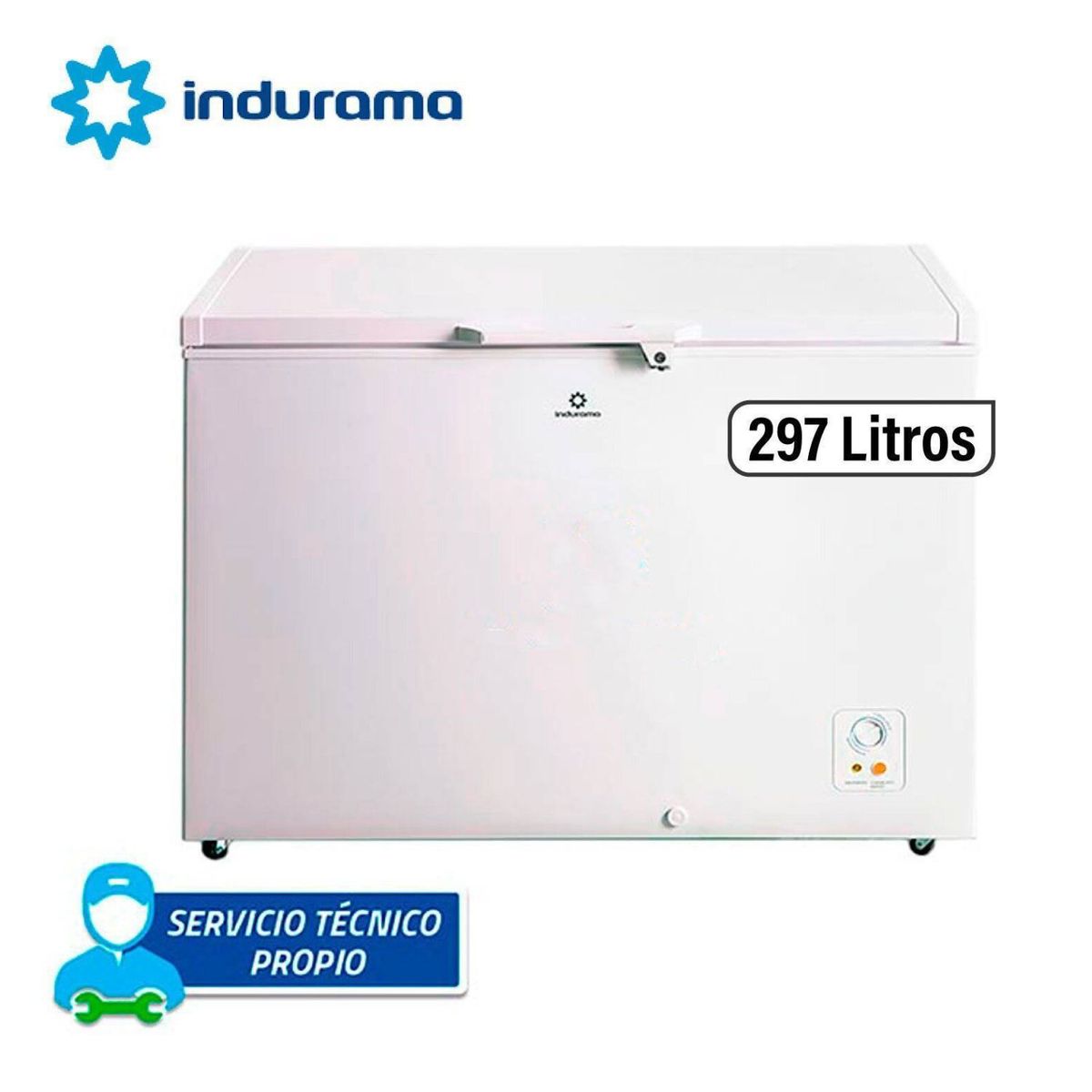 INDURAMA - Congeladora 297Lt Indurama Ci-320Bl - Blanco