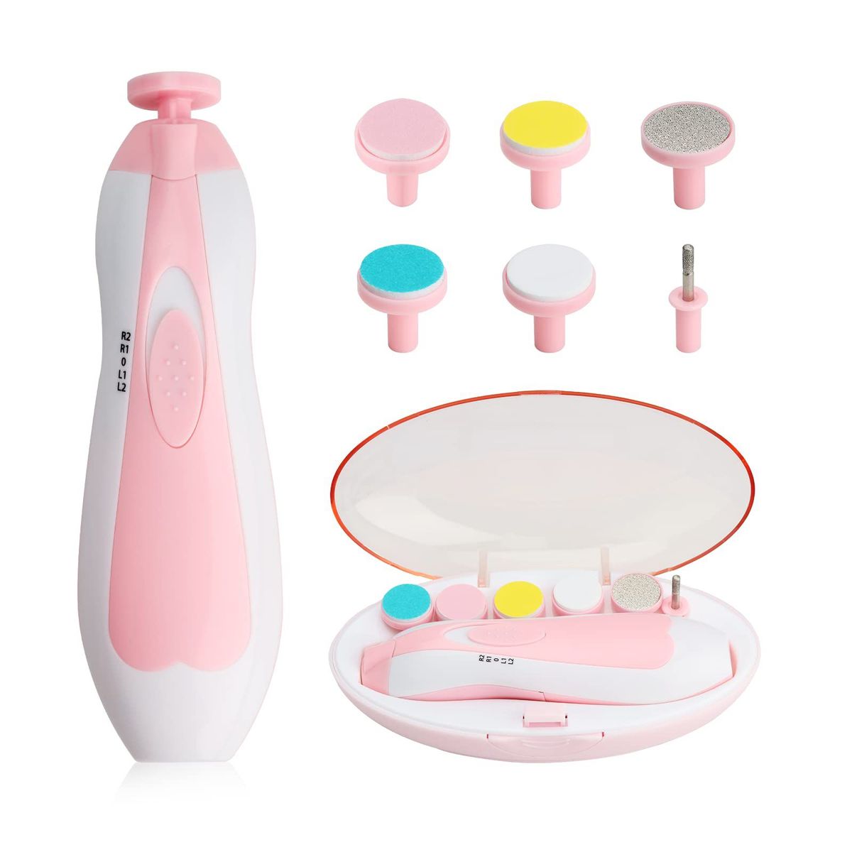 GENERICO - Kit para Pulir Uñas de los Bebes Niños Set de Manicura
