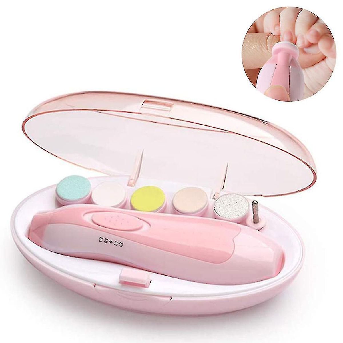 GENERICO - Kit para Pulir Uñas de los Bebes Niños Set de Manicura