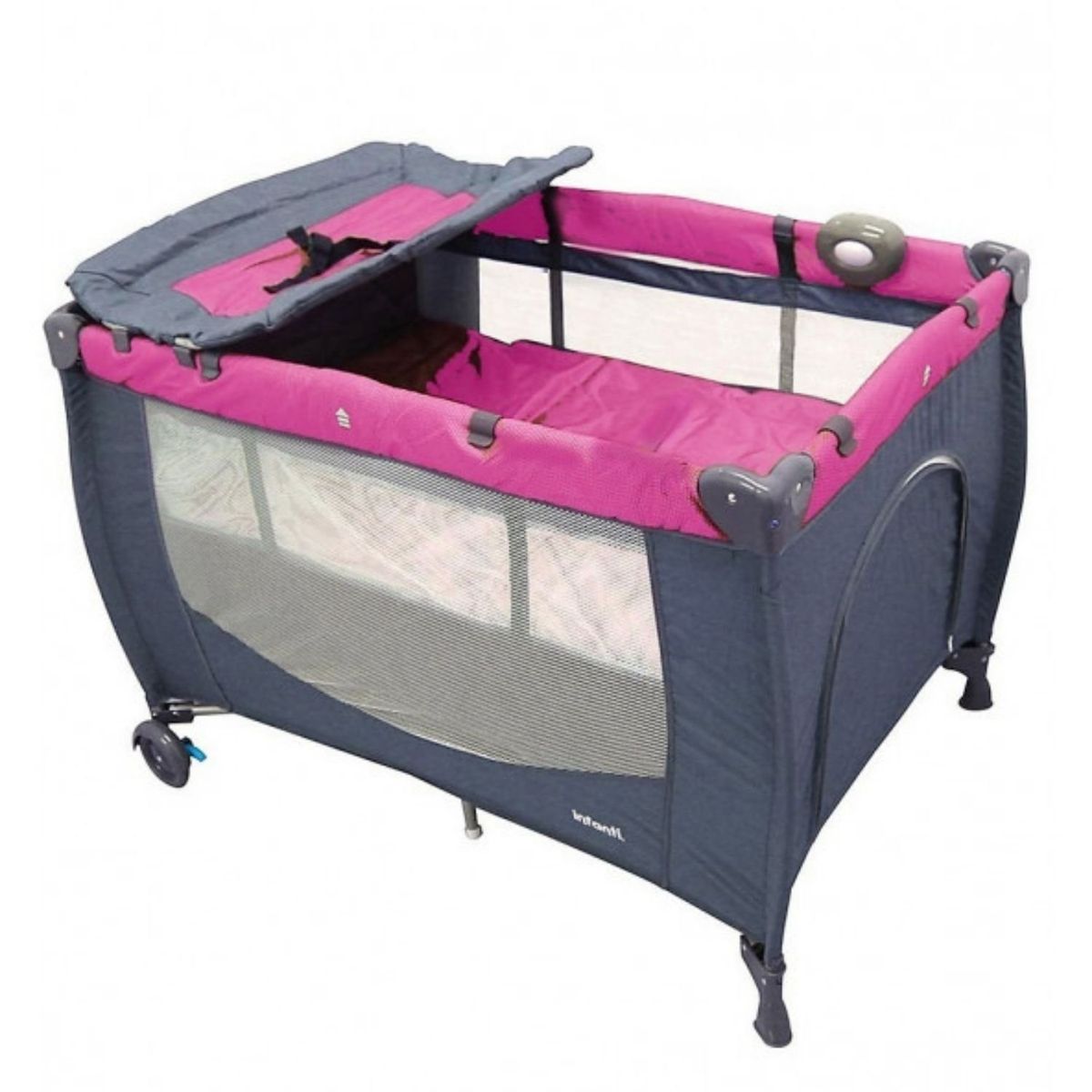 INFANTI - Cuna Corral Cielo - Rosado