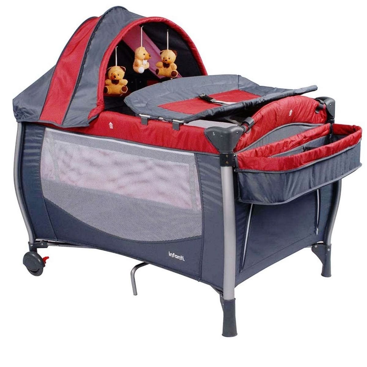 INFANTI - Infanti - Cuna Corral Luna - Rojo