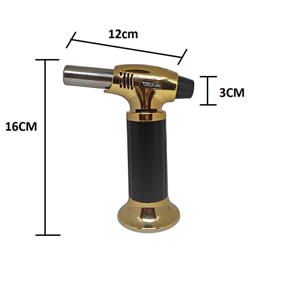 GENERICO - Mini soplete recargable  flambeador de cocina a gas butano