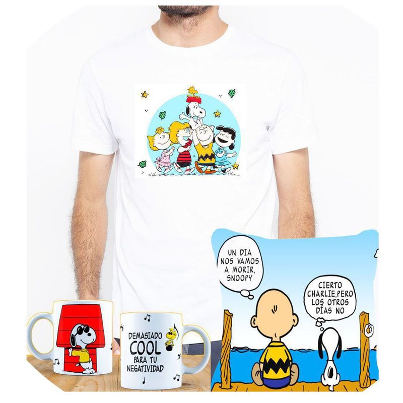GENERICO - Pack regalo snoopy -  unisex blanco