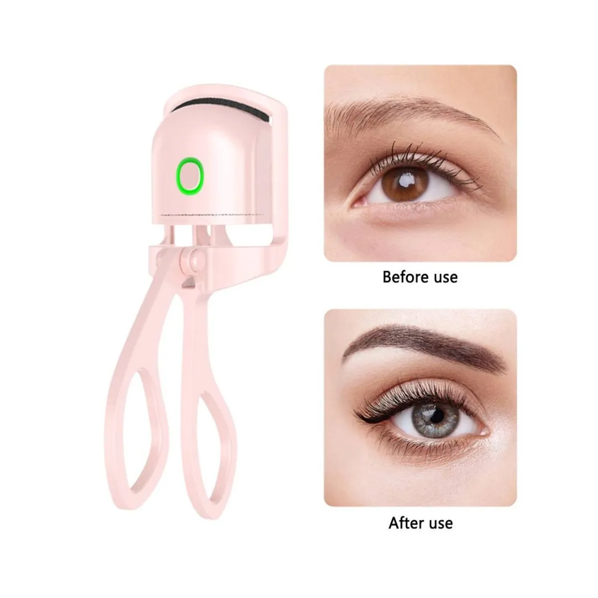 OEM - Rizador de Pestañas Eléctrico Rosado