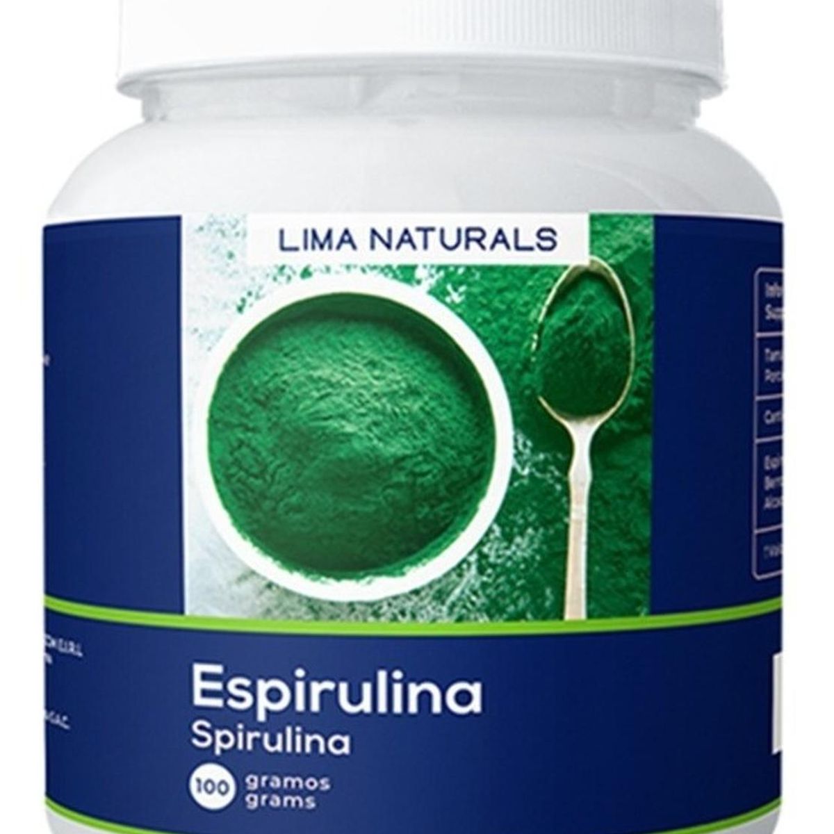 LIMA NATURALS - 01 Pomo Espirulina Lima Naturals 100 gr