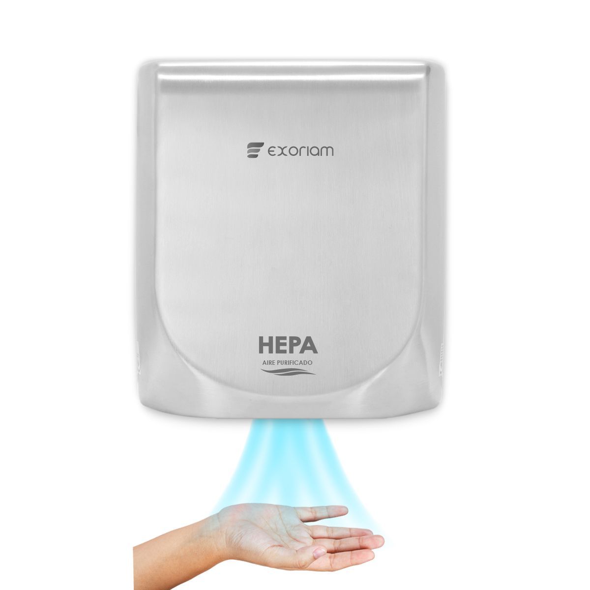 EXORIAM - Secamanos Eléctrico con Sensor Automatico de Aire