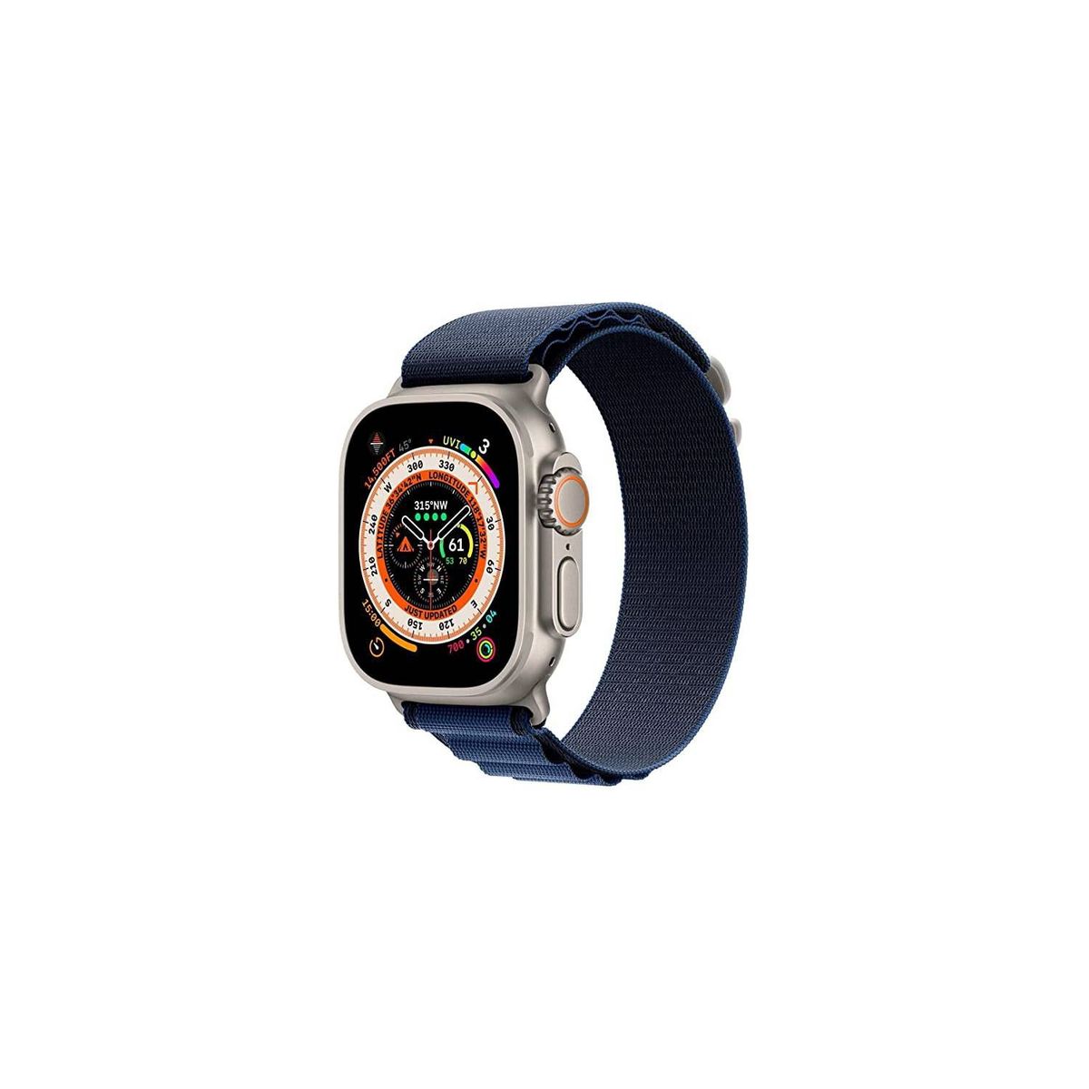 GENERICO - Correa de Nylon Para Apple Watch Azul 42mm 44mm 45mm 49mm