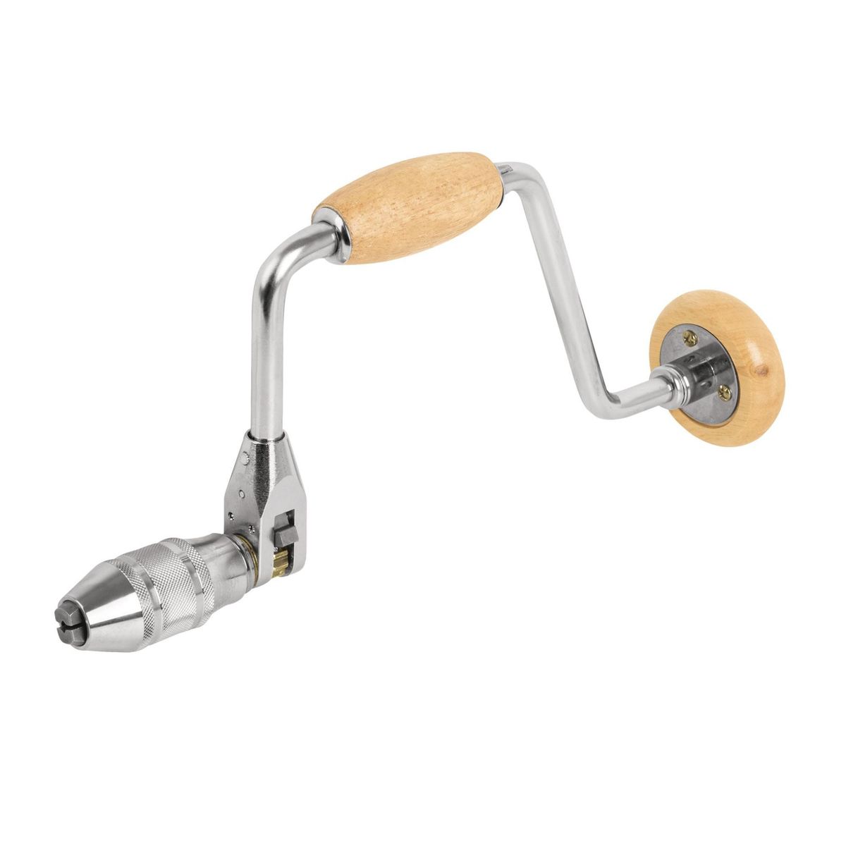 TRUPER - Berbiquí perforador manual 12 perilla de madera Truper