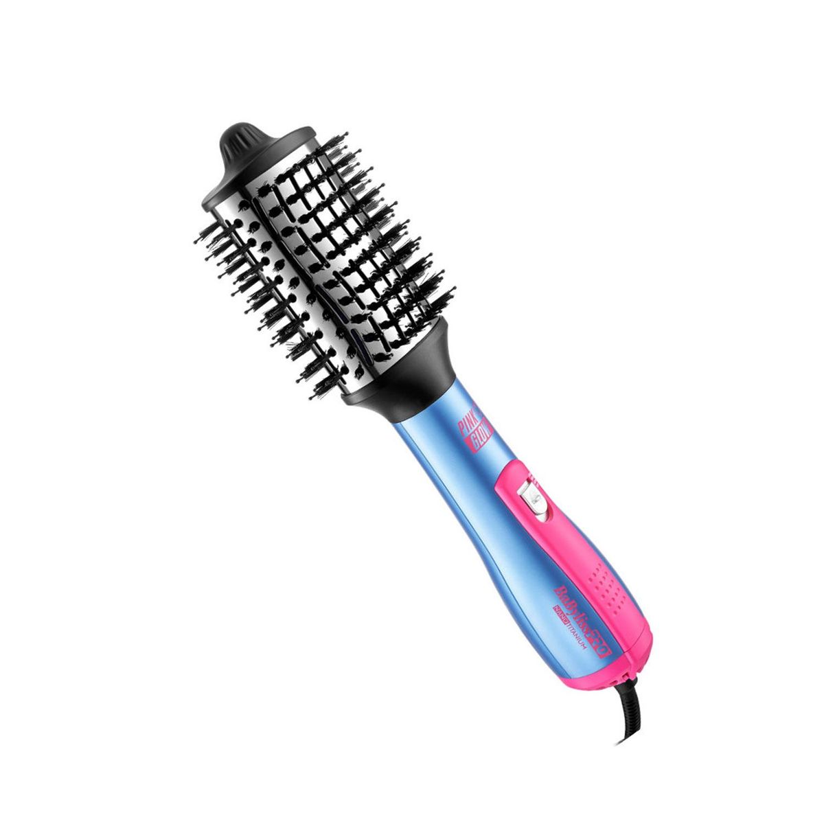BABYLISS PRO - Cepillo Eléctrico De Aire Caliente BaBylissPRO 3″ Blue Pink
