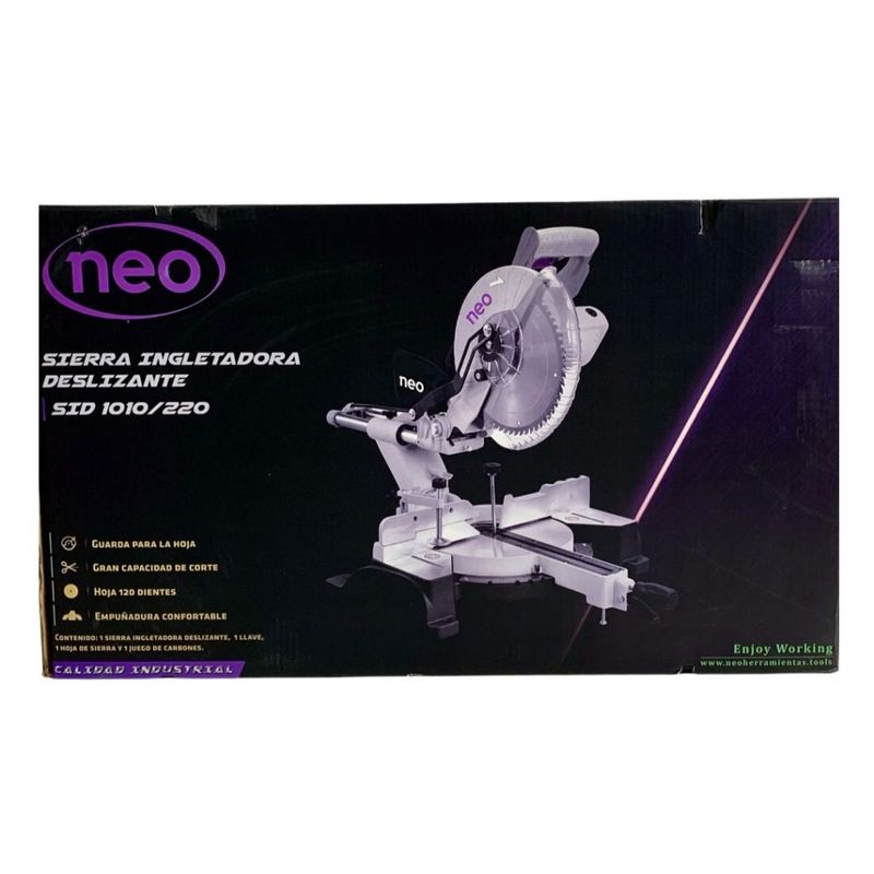 NEO - SIERRA INGLETADORA DESLIZANTE 10 200W