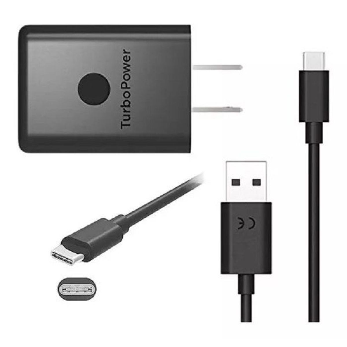 MOTOROLA - Cargador carga rápida Motorola Moto G8 Power