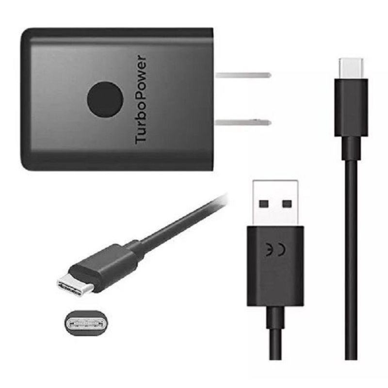 MOTOROLA - Cargador carga rápida Motorola Moto G8 Power