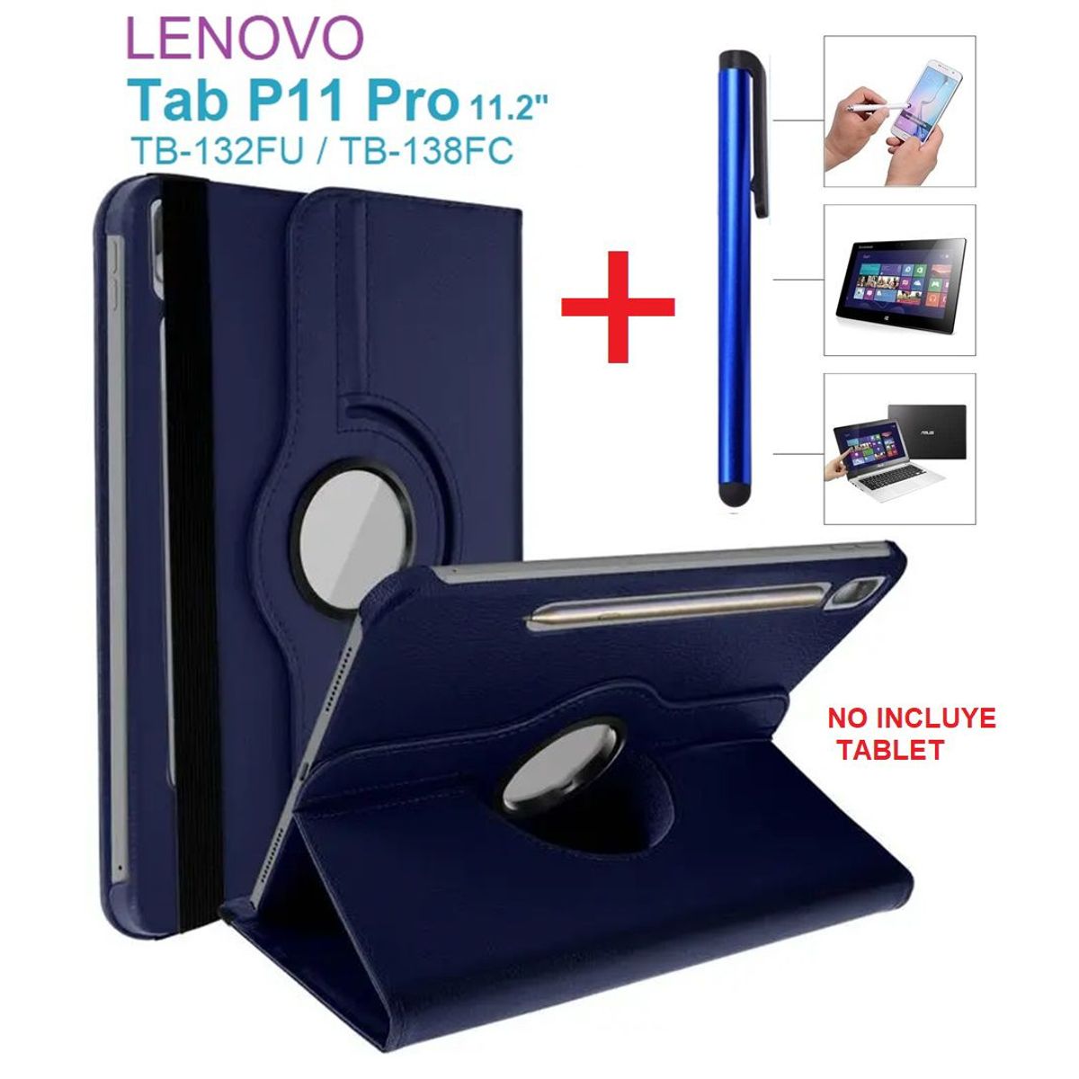 GENERICO - Funda Case Con Lapiz Optico para Lenovo Tab P11 Pro 2da Gen TB-132FU