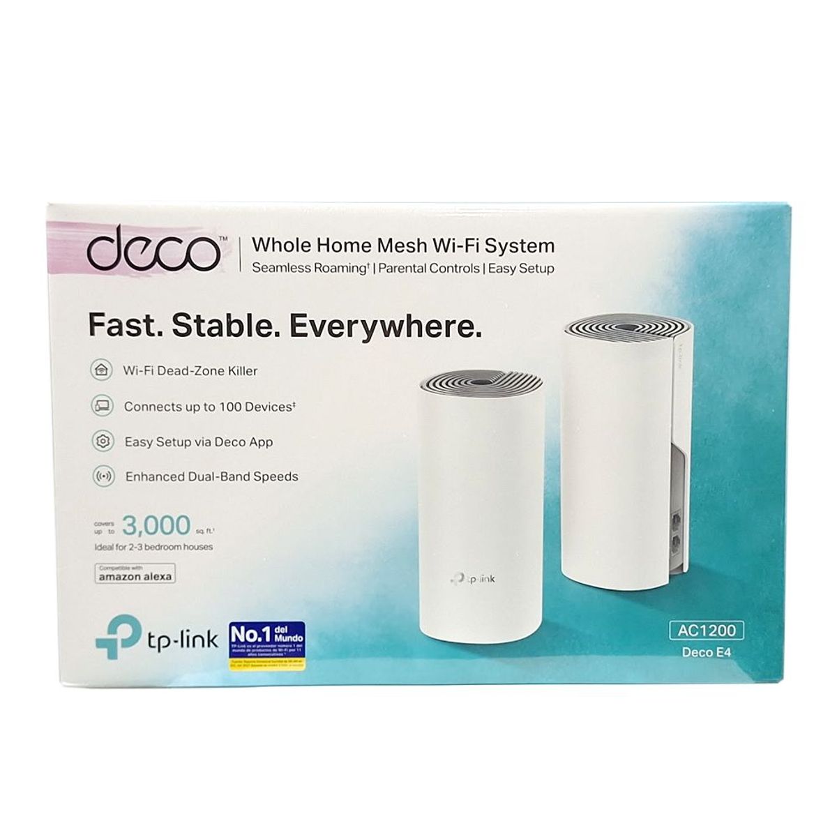 TP LINK - Sistema Tp-link Deco E4 pack-2 Wi-fi Mesh Ac1200