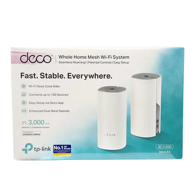 TP LINK - Sistema Tp-link Deco E4 pack-2 Wi-fi Mesh Ac1200