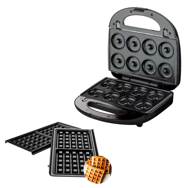 BUYPAL - Maquina Mini Donas 2 en 1 Portátil