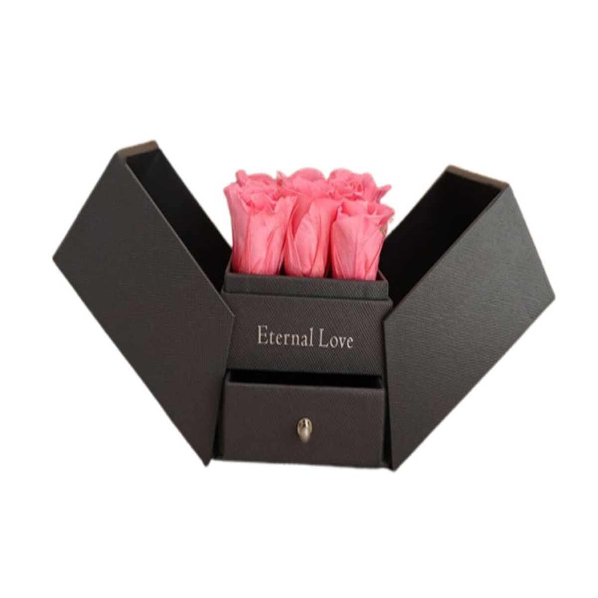 AIROSA - Rosa eterna preservada - Color rosa - Joyero