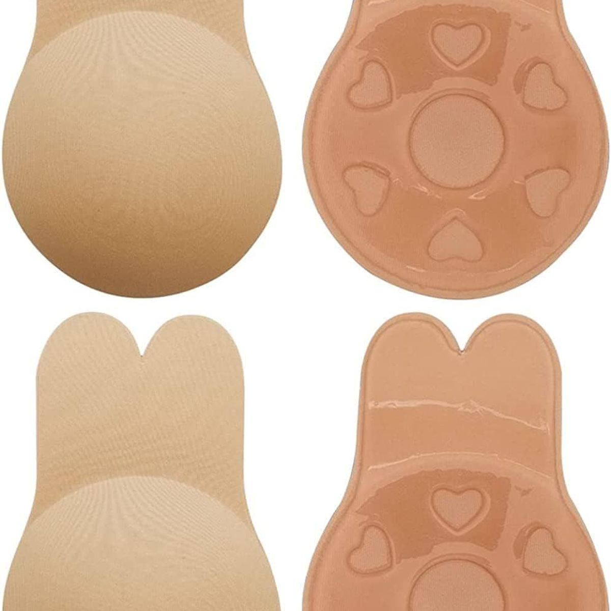 GENERICO - Brasier Invisible push Up orejas de conejo adhesivo para damas