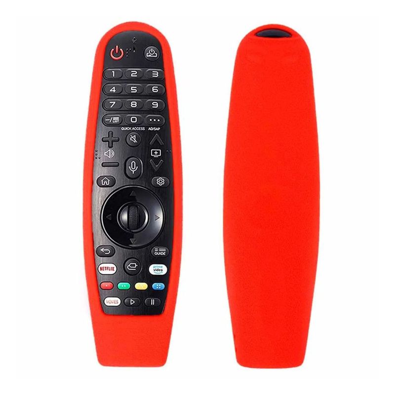 GENERICO - Funda de Silicona para Control LG Rojo