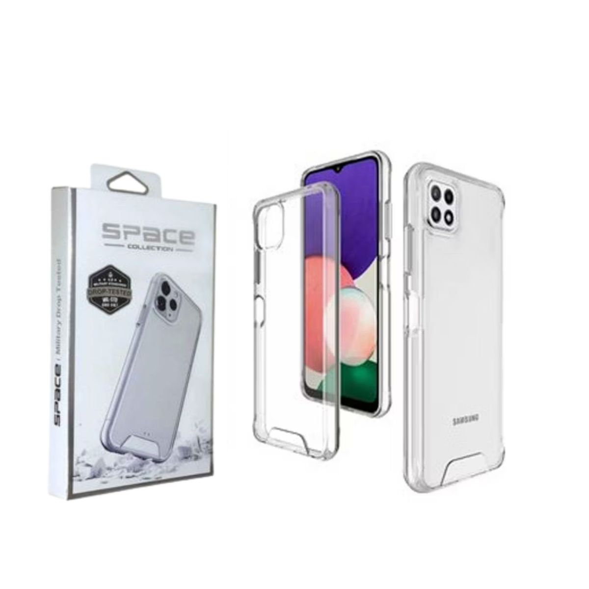 SPACE - Case Space Transparente Samsung A22 5G